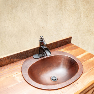 19 copper trough faucet