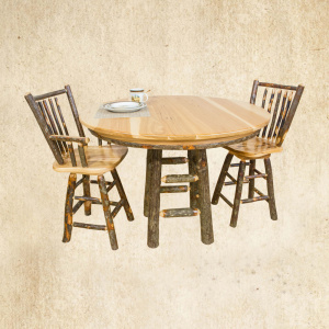 Hickory 48 Round with Pedestal