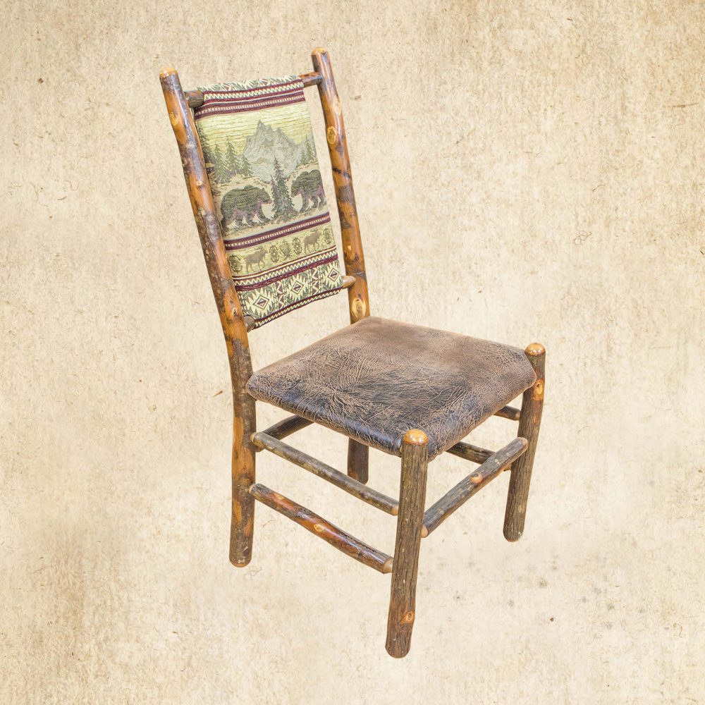 Hickory Low Back Dining Chair