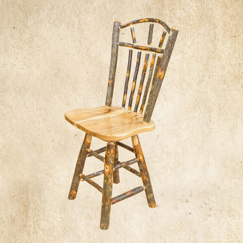 Hickory Wagon Wheel Bar Stool