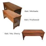 Mission Style Storage Bench