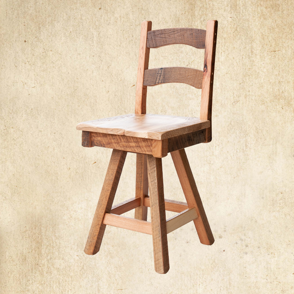 Reclaimed Wood Frontier Bar Stool