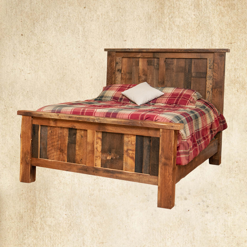Reclaimed Wood Queen Bed