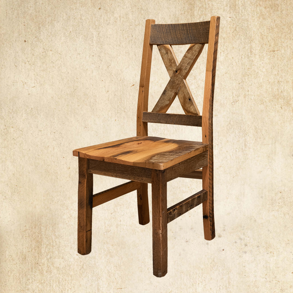 Reclaimed x Back Chair
