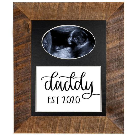 Reclaimed Barnwood Frame with Black Mat