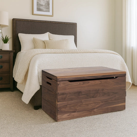 Palmer Walnut Blanket Chest, Natural Stain